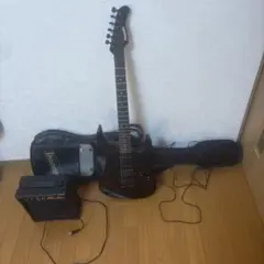 FERNANDES エレキギター 本体 Ibanezケース付アンプ付