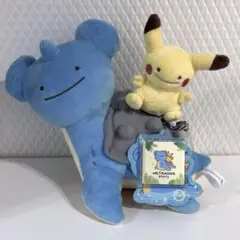 ポケモン　韓国　公式品　ポップアップ　ラプラス　メタモン　ピカチュウ　ぬいぐるみ