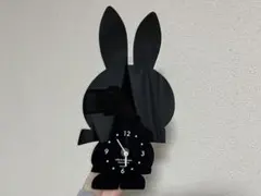 65周年(65th)ミッフィー展限定 シルエットクロック ゆきのひ ミッフィ時計