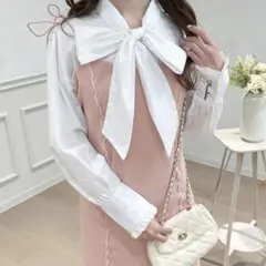 apresjour アプレジュール ピンクワンピース XL