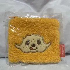 モンチッチ　もこもこスクエアポーチ　カラフルバージョン オレンジ ガチャ