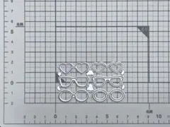 K18【新品未使用】メガネ・サングラス　カッティングダイ