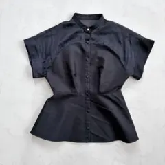 美品 LOULOU WILLOUGHBY ブッシュクローバー ペプラムブラウス - メルカリ