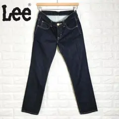 【美品】Lee　リー　デニム　濃紺　ストレート　レディース　S