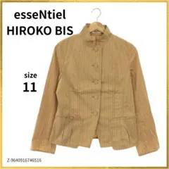 HIROKO BIS アウター ジャケット ボタン ポケット ベージュ 11
