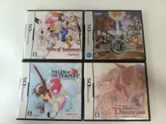 Nintendo DS ソフト 4本セット （テイルズ オブ シリーズ RPG）