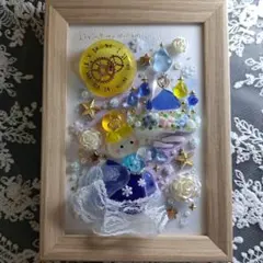 1シーグラスアート お姫様の大切な時間 ヒーリングアート 雑貨 置物