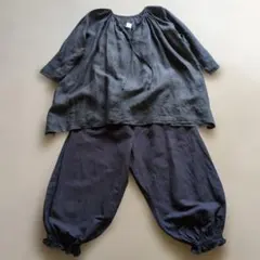 Gauze♯ ガーゼ　ヘンプパンツとギャザーチュニック2点セットのサムネイル