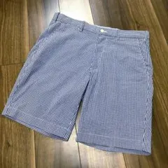 【極美品】ラルフローレンゴルフ ギンガムチェック ハシアサッカー　メンズ　Mのサムネイル