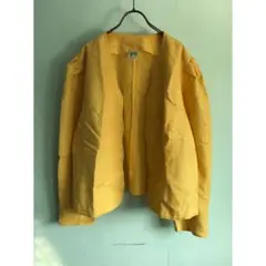 西ドイツ製 80s ヴィンテージ ユーロ古着 ノーカラージャケット カーディガン