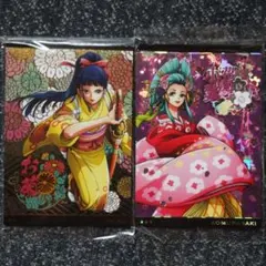ワンピース　ウェハース　カード　ワノ国　お菊　小紫