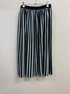 ZARA BASIC ベロアストライプスカート　L相当