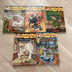 【5冊】Geronimo Stilton ＃1、21、38、40、42 英語