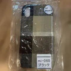 新品未使用品　iPhone X チェック柄