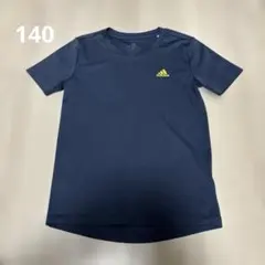 adidas AEROREADY ネイビー Tシャツ　140