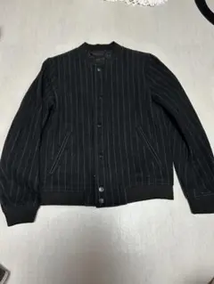 ZARA ストライプ　黒　ジャケット