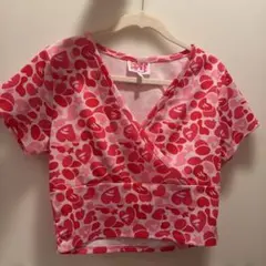 APEE by A BATHING APE ハート柄 カシュクールTシャツのサムネイル