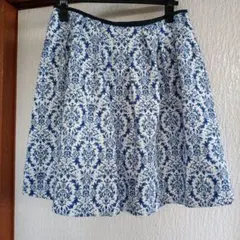 【美品】MACKINTOSH PHILOSOPHY ふんわり膝丈スカート 38