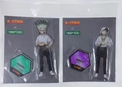 Dr.STONE ローソン100 アクスタ 缶バッジ 石神千空 あさぎりゲン