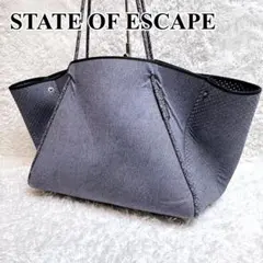 STATE OF ESCAPE ガイズ トートバッグ デニムカラー 大容量のサムネイル