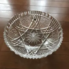 【新品】KAGAMI CRYSTAL カガミクリスタル 大鉢　サラダボールのサムネイル