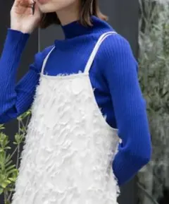 フリンジジャガードキャミワンピース（SENSE OF PLACE）