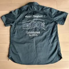 【BEN DAVIS】 美品 半袖シャツ L グリーンのサムネイル