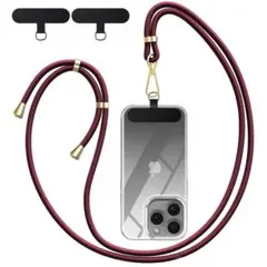 ◎調節可能なユニバーサルナイロンネックストラップ　スマホストラップ