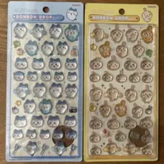 ちいかわボンボンドロップシール ハチワレ うさぎ2点セット