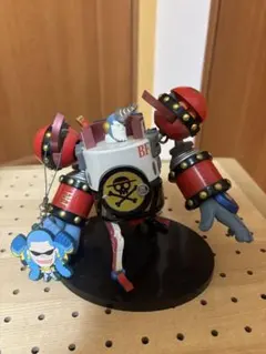 非売品・箱なしONE PIECE フランキー将軍フィギュア＋おまけキーホルダーのサムネイル