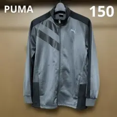 PUMA ジャージ上 150㎝ グレー×ブラック