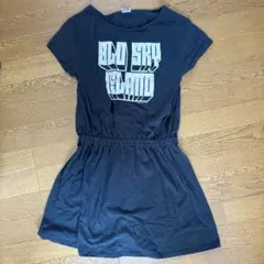 ロデオクラウン　ブラック グラフィックミニワンピース