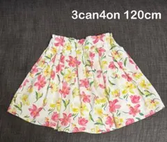 3can4on 花柄 キュロットスカート ショートパンツのサムネイル