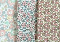 リバティ　オレンジ系　カットクロスセット