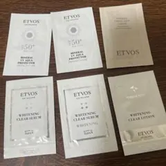 ETVOS スキンケア 下地ファンデ【サンプル合計6包】