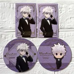 キルア ハンターハンター ヒソカフェ アニメイトカフェ 特典 箔押し カード