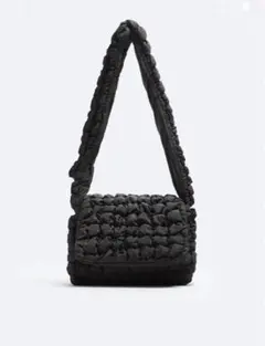 ZARA SOFT クロスボディバッグ 【限定モデル ブラック 完売品 美品】