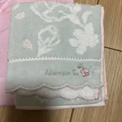 Afternoon Tea 花柄ハンカチ 水色のサムネイル
