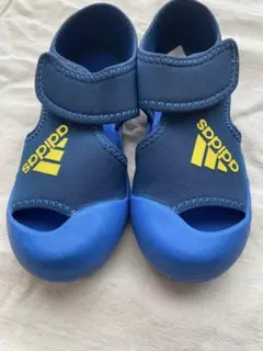 adidas キッズサンダル ネイビー/ブルー　18.5cmのサムネイル