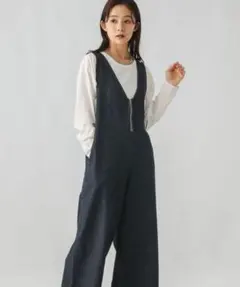 GOODデニムサロペット ネイビー/M