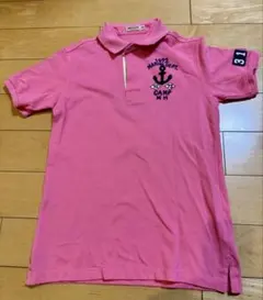 ミキハウス ポロシャツ SS 150 160 ピンク キッズ レディース