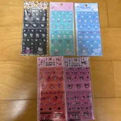 正規品　サンリオ　タイルシール　ハローキティ　マイメロディー　クロミ　5枚セット