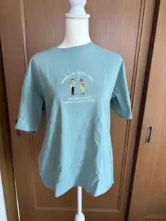 グラフィック Tシャツ ライトグリーン