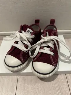 【美品】オールスター 15.0cm コーデュロイ マルーン