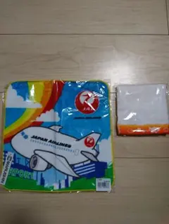 JAL オリジナル ミニタオル 2枚セット