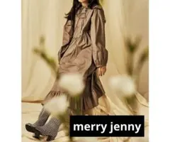 merry Jenny タックとリボンのブラウスワンピースのサムネイル