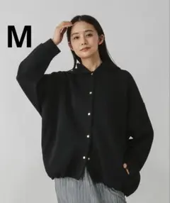 新品タグ付定価6990円 ダンボールフードブルゾンブラック M グローバルワーク