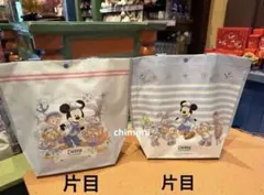 香港ディズニー新作　ミッキーマウスとダッフィーフレンズ　手持ちショッピングバッグ