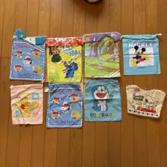 キャラクター　巾着、バッグセット