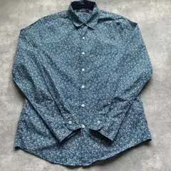 nano universe 花柄シャツ